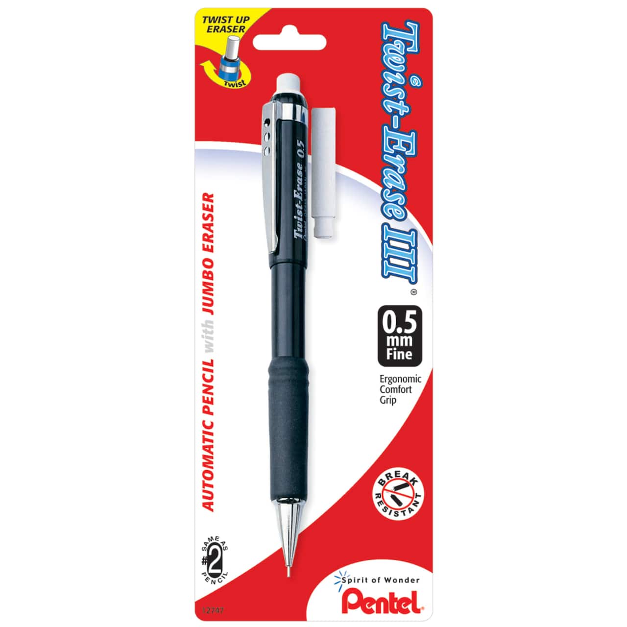 Pentel® Twist-Erase III® Mechanical Pencil, 0.5mm